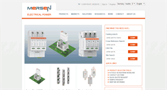 Desktop Screenshot of ep-de.mersen.com
