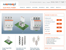 Tablet Screenshot of ep-de.mersen.com