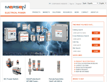 Tablet Screenshot of ep-es.mersen.com